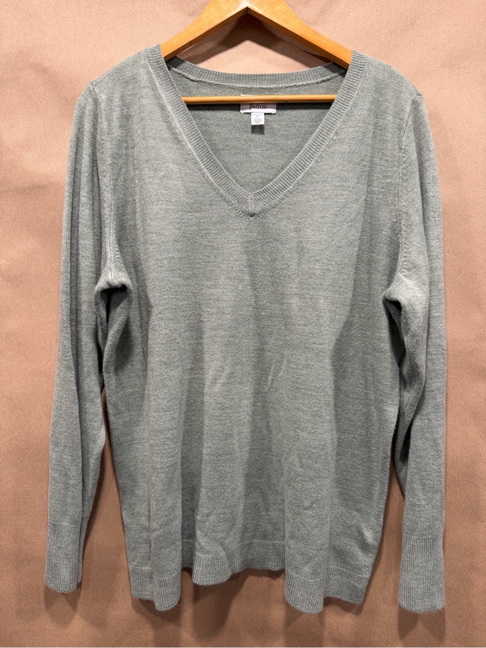 croft & barrow Men's V-Neck Sweater in Sage Green